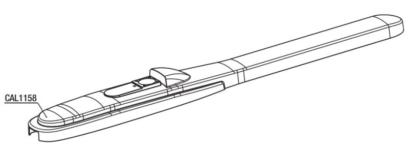 RIB CAL1158 SEMIGUS.SUP.PRINCE NOIR G METAL100