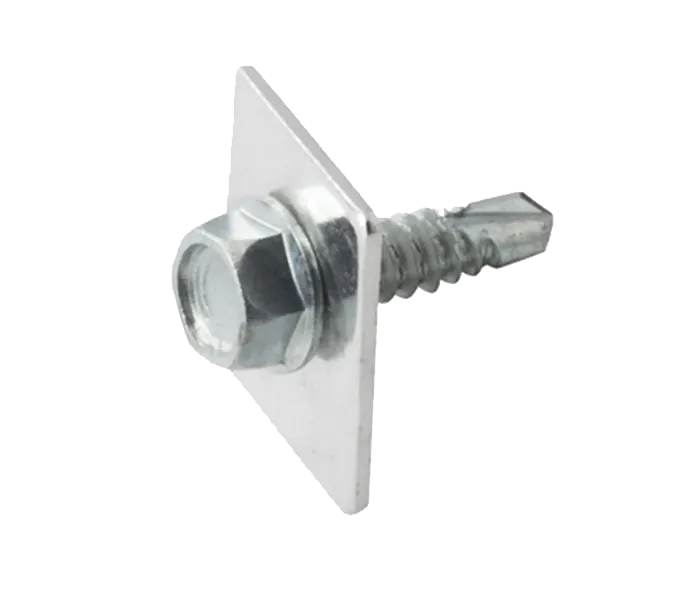 DOMOTIME CNYRVA6 Bag of 6 self-drilling screws and 6 fixing washers for nylon rack