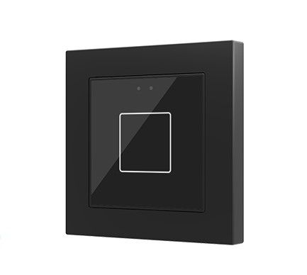 ZENNIO ZVI-F55X1-A ZVI-F55X1-A Flat 55 X1 Tastiera touch capacitiva retroilluminata (55 x 55 mm), 1 tasto, antracite