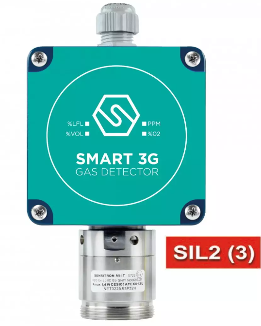 SENSITRON S2096H2 HYDROGEN detector, 4-20 mA, 0-100%LFL