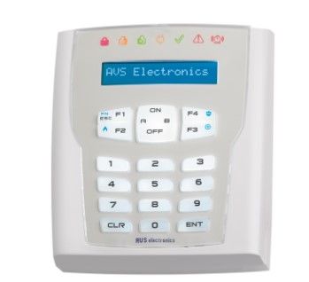 AVS ELECTRONICS 1113104 A500 PLUS WS4 Tastiera LCD, via radio bidirezionale, con funzioni avanzate, colore bianco