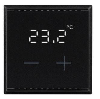 ELSNER 70983 Cala KNX T 101 CH- black RAL 9005 Room Temperature Controller