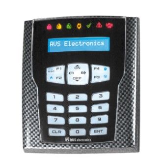 AVS ELECTRONICS 1113105 A500 PLUS WS4 C Tastiera LCD, via radio bidirezionale, con funzioni avanzate, colore carbonio