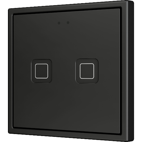 ZENNIO ZVIT70X2A Tecla 70 X2. PC-ABS Capacitive push button 70x70 -