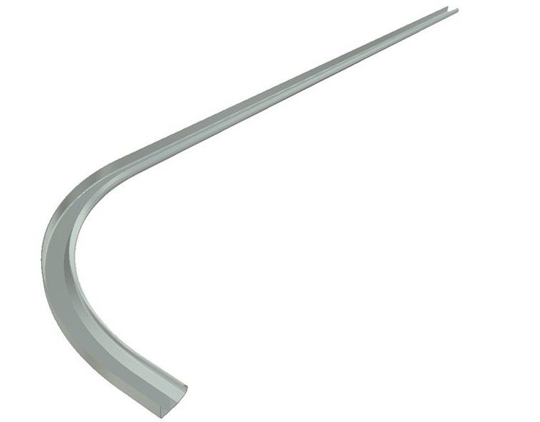 SOMMER 215214 Curved horizontal guide R=381 L= 6000 mm 115º