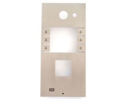 9137612 2N IP Vario metal cover 6 buttons and card reader