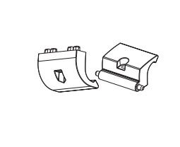 TOPP 3A5005 Mounting clamps for protruding attachment