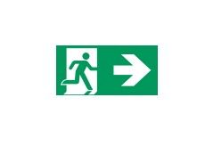COOPER CSA LIGHTING 40071354131 DX OUTPUT PICTOGRAM FOR STYLE ISO7010