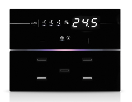EELECTRON 9025GT307D03-R DOPPIO VETRO CUSTOM - 3 MODULI - DISPLAY RESIDENZIALE - NERO