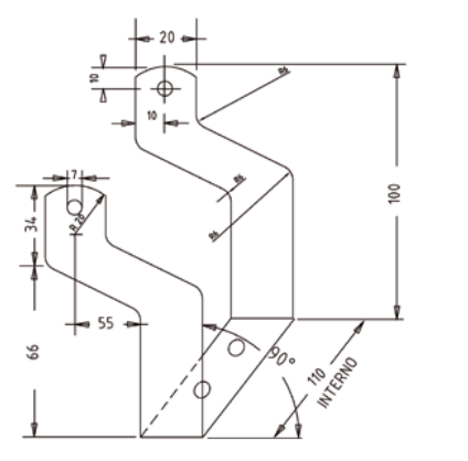 TECNOCONTROL ST312 Fixing bracket for ATEX sirens model SI312