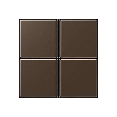 JUNG A404TSAMO Key cover for sensor 4 channels - mod. A500- mocha