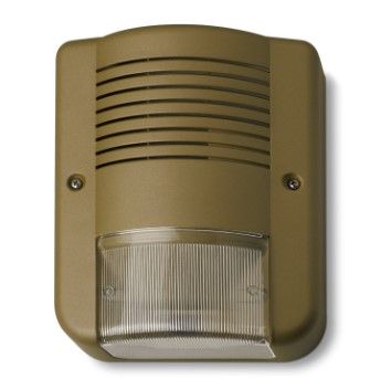 AVS ELECTRONICS 1161148 Sirena a led autoalimentata da esterno in ABS finitura BRONZO