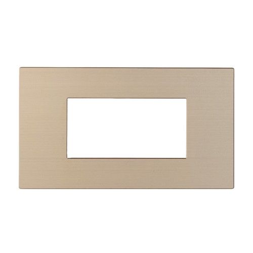 EELECTRON PO45A04MT-CH 45 METAL CHAMPAGNE PLATE - 4 MODULES