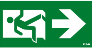 COOPER CSA ILLUMINAZIONE LUM10584 PITTOGRAMMA VERTICALE BASSO CrystalWay 20m