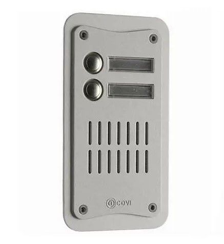 CDVI PA2 PUSH BUTTON PANEL WITH ALUMINUM PANEL 2 BUTTONS