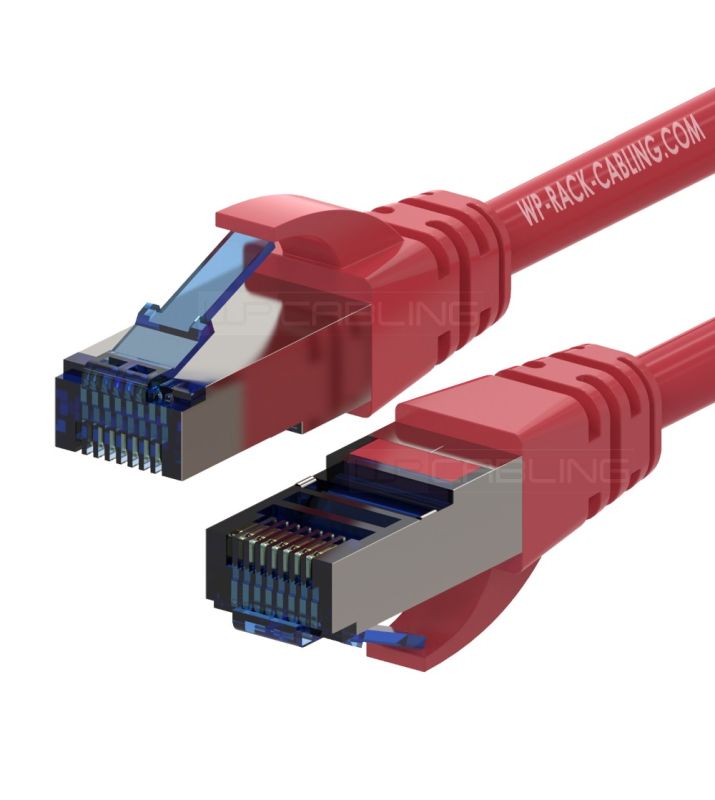 WP RACK WPC-PAT-5F005R CAVO PATCH CAT.5E F/UTP 0.5m ROSSO