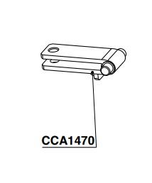 RIB CCA1470 POST.KING EVO NOIR 100 FORK