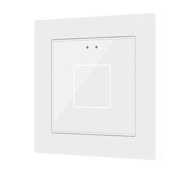 ZENNIO ZVIF55X1V2GW ZVIF55X1V2GW Flat 55 X1 V2 Backlit capacitive touch switch (55 x 55 mm), 1 button, gloss white