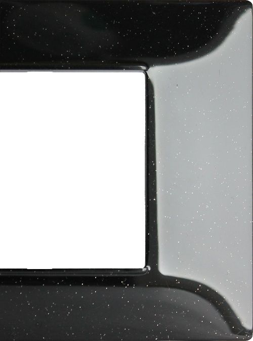 MAPAM 6002-19 Gem 6002-19 2P Black Glitter Technopolymer Plate