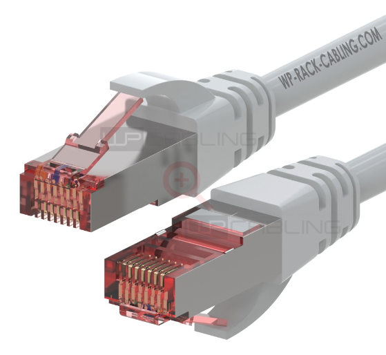 WP RACK WPC-PAT-6SF002 PATCH CABLE CAT.6 S-FTP 0.2m. LS0H GRAY