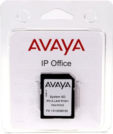 AVAYA 700479702 IP OFFICE IP500 V2 SYSTEM SD CARD A-LAW