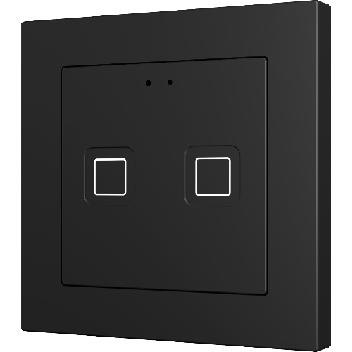 ZENNIO ZVIT55X2SA Tecla 55 X2 Sign. PC-ABS 55x55 capacitive touch switch