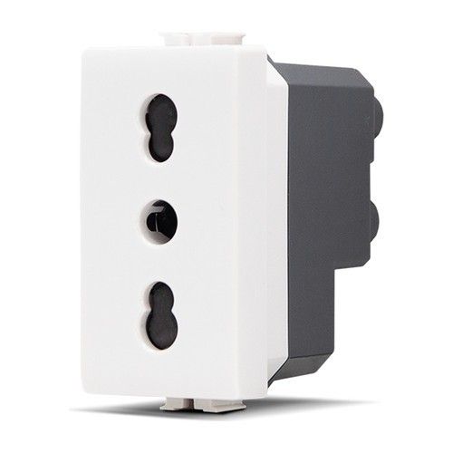MT DISTRIBUZIONE JOY-F518BI PRESA BIVALENTE 16A-250V JOY BIANCO