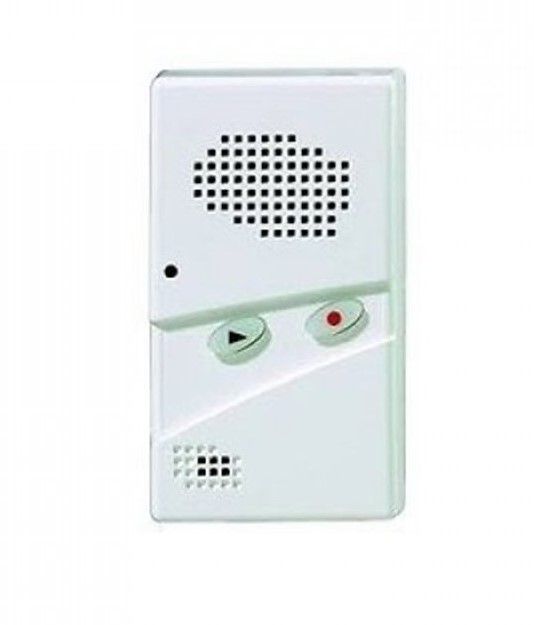 RISCO RP128EVL000A Message box to be connected to the Voice Module (RP432EV00ITB and RP128EV00ITA) equipped with a microphone and speaker for ambient listening.