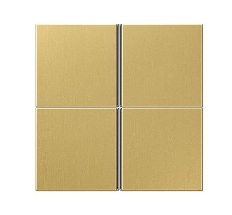 JUNG ME2404TSAC Copritasto per modulo sensore 4 canali- mod. LS990- ottone classico