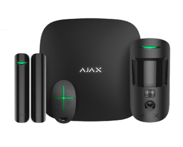 AJ-STARTERKIT-CAM-B Ajax - Triple wireless control panel via LAN-Dual SIM