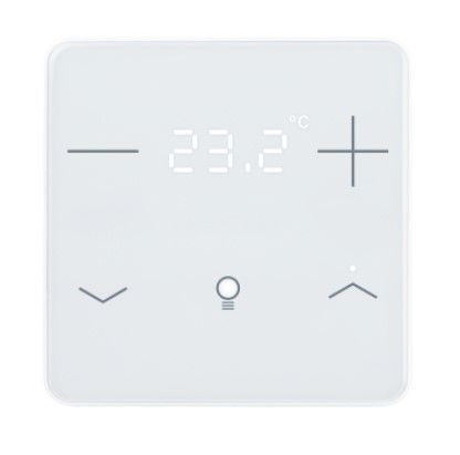 ELSNER 71160 KNX eTR 205/206 Light Pulsante per il controllo della temperatura e luce, bianco