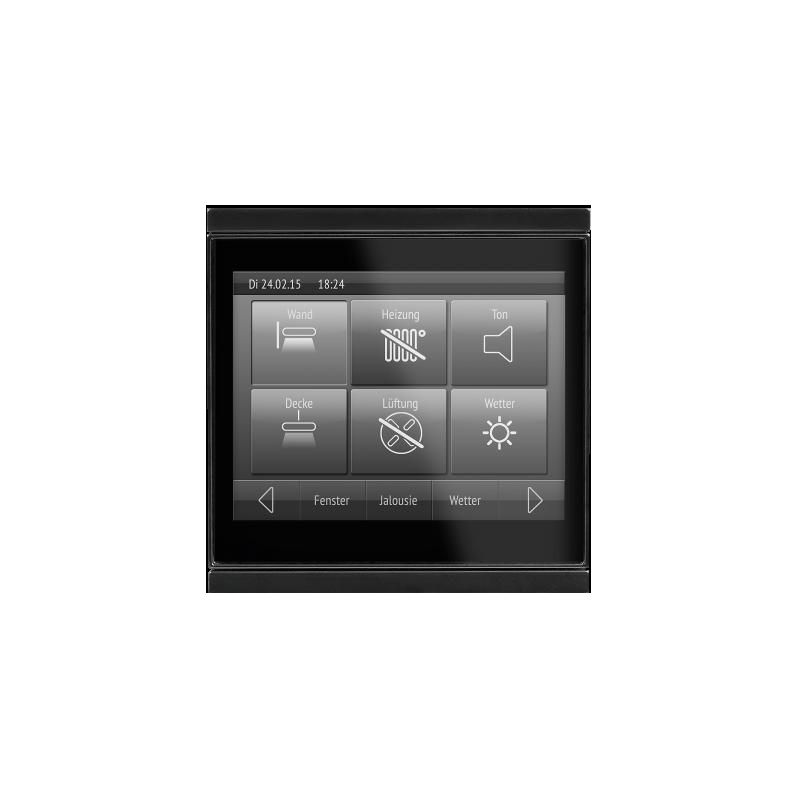 ELSNER 70335 Corlo Touch KNX WL- black / black matt KNX Touch D