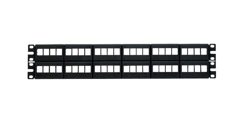 PANDUIT NKFP48Y NK Modular Patch Panel- Flat- 48 Port- 2 RU