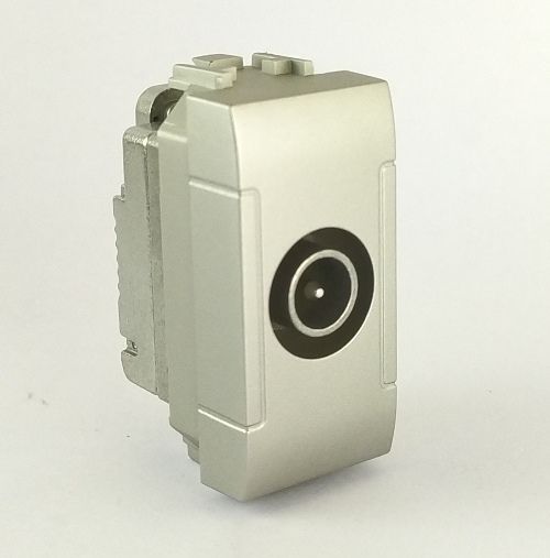 MAPAM 834A Passante Art 834A Aluminum TV Socket