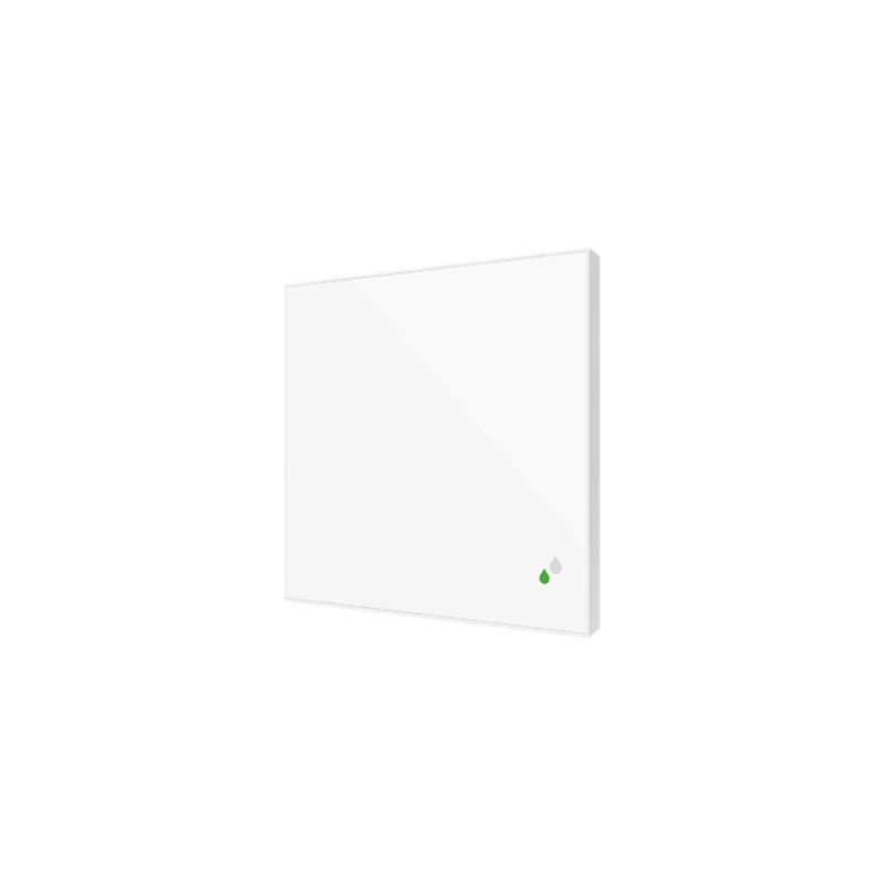 ZENNIO ZSFSENV2GW ZSFSENV2GW Flat Sensato v2 Sensore di umidità e temperatura KNX per montaggio a incasso, gloss white
