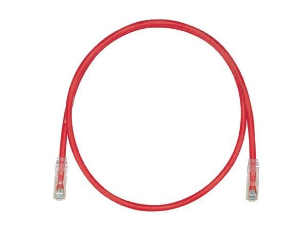 PANDUIT UTPSP5MRDY Copper Patch Cord- Cat 6- Red UTP Cable- 5 Meters