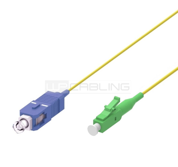 WP RACK WPC-FP0-S9SCALC-020 Fiber Optic Singlemode Simplex Patch Cord ,9/125 SC/APC-LC, 2 mt. OS2 G.657 A1