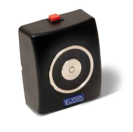 INIM INCENDIO DR19002 Fermi elettromagnetici con scatola in alluminio forza di trazione >55 Kg con pulsante di sblocco