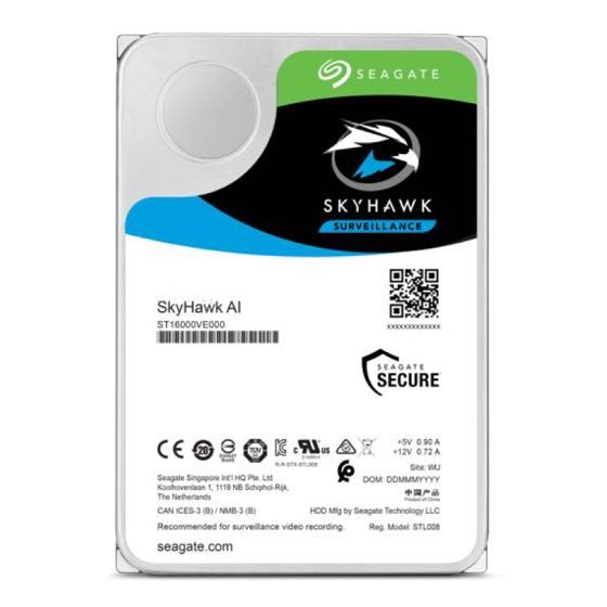 HANWHA HDD8TBSG-KIT Seagate SkyHawk AI HDD 8TB (ST8000VE000)