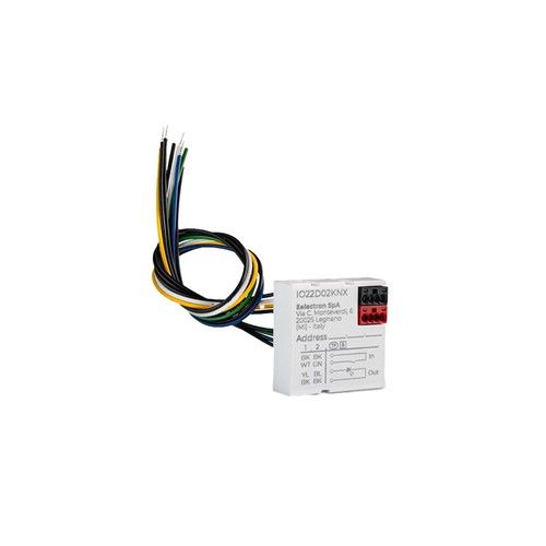 EELECTRON IO44D02KNX 4 IN - 4 OUT LED RECESSED BUTTON INTERFACE