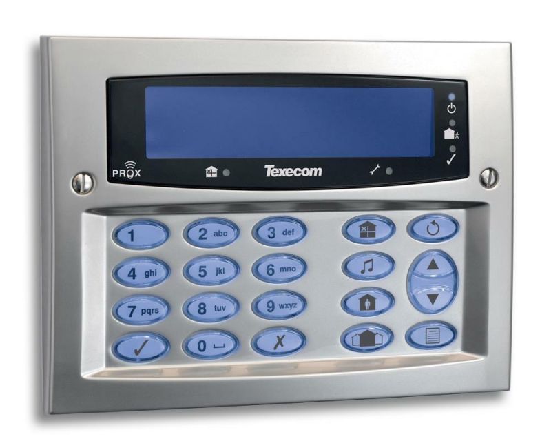 VIMO C1VERPRELCDESMS Tastiera Premier Metallo cromo satinato  LCD 32 caratteri grandi + Prox