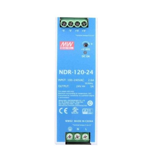 PLEXA KA-D-AL/24V5A 24Vdc 5A switching power supply for installation