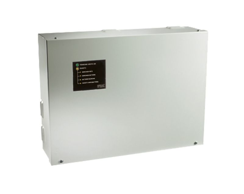 ELKRON FIRE 80PS5700121 SUPPLY2450 SUPPLY SUPPLY 24VDC 4A. Prepared for connecting 2 12V@17A batteries 