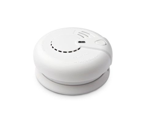 ELDES EWF1 Rivelatore fotoelettronico di fumo senza fili bidirezionale, fissaggio a soffitto, colore bianco. Fornito con pila al litio 9V.
