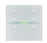 EELECTRON 9025GL06B01 DOUBLE GLASS 6 CH. - WHITE + RGB