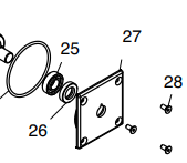 GIBIDI A90167P CLOSING FLANGE PASS 6 COMPLETE