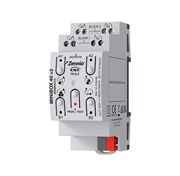 ZENNIO ZIOMN40V3 MiniBOX QUATRO V3 - 4 OUT 16A