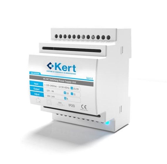 KERT A101224502D Alimentatore sw DIN O=1x12V 2A-1x24V 1A