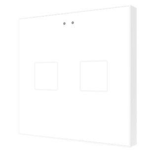 ZENNIO ZVIF2VTW ZVIF2VTW Flat 2 vT Backlit capacitive touch switch, 2 buttons, white