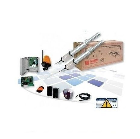 FADINI 8820VL Kit HINDI 880 SPRINT per cancelli a battente con ante fino a 2,3 metri, 400Kg